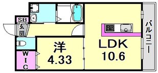 CoLaBo神戸駅前の物件間取画像